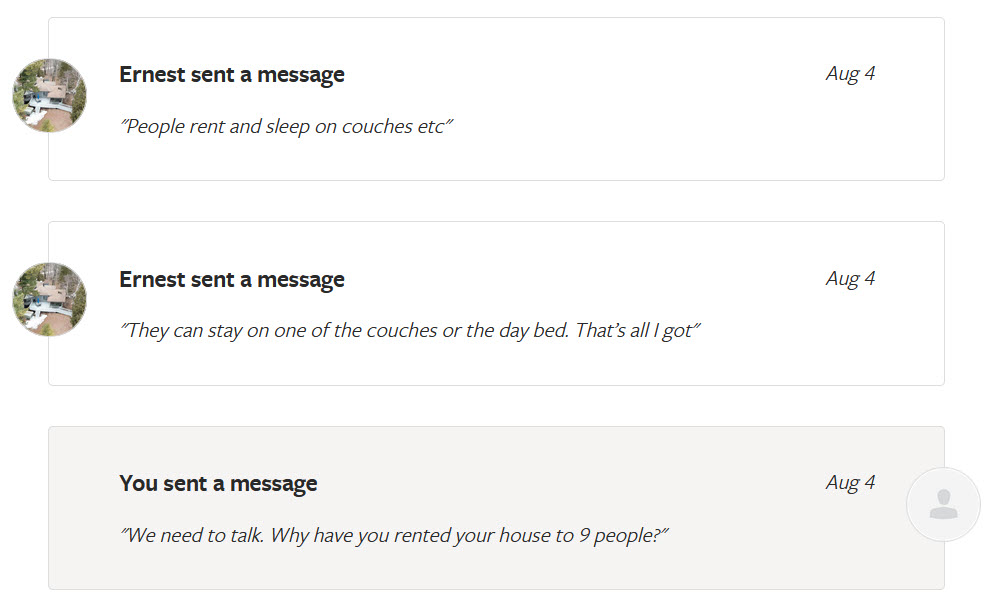 Our BAD experience with the short term rental of "Customized Beachfront