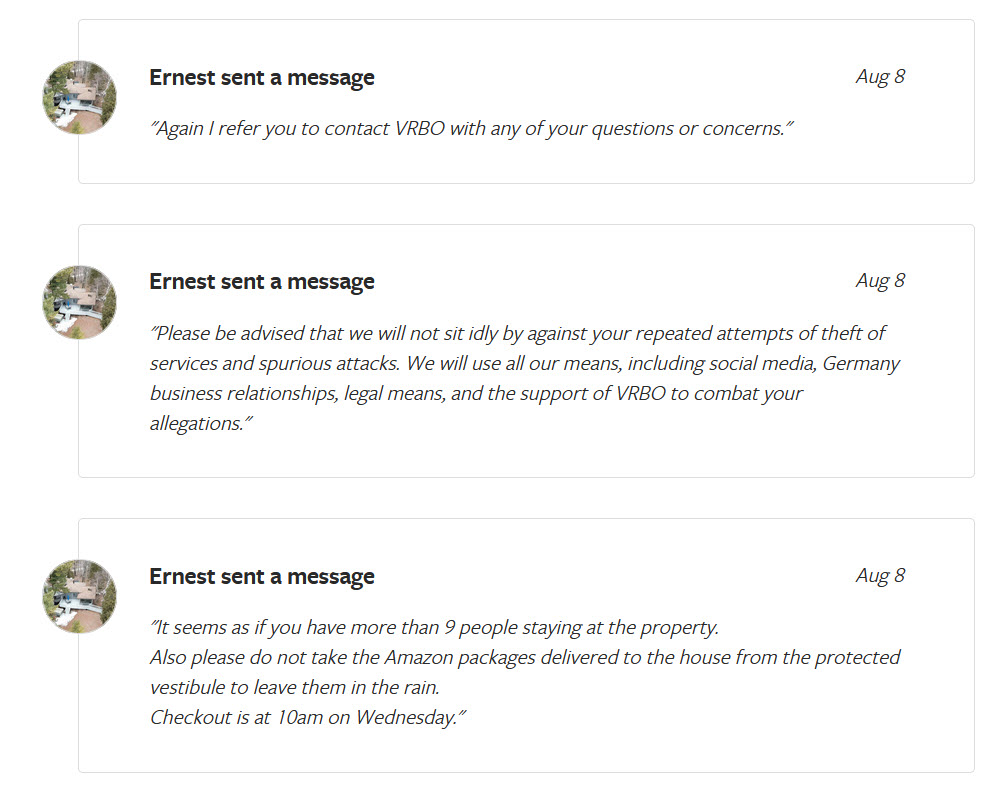 Our BAD experience with the short term rental of "Customized Beachfront